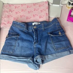 Women's Blue Denim Shorts